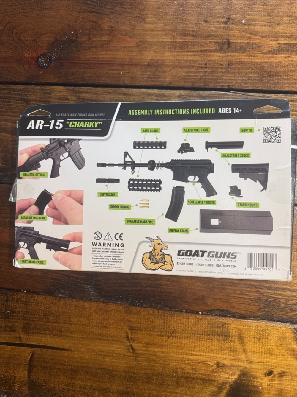AR-15 Miniature Model - Black - Picture 2 of 2